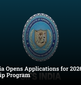 SIFS India Opens Applications for 2026 Forensic Internship Program