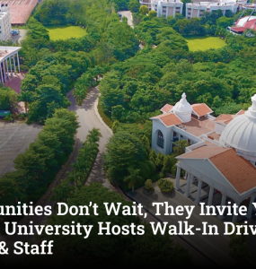 "Opportunities Don’t Wait, They Invite You In": Alliance University Hosts Walk-In Drive for Faculty & Staff