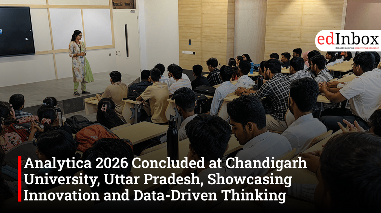 Analytica 2026 Concluded at Chandigarh University, Uttar Pradesh, Showcasing Innovation and Data-Driven Thinking