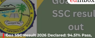 Goa SSC Result 2026 Declared: 94.51% Pass, Girls Outshine Boys in Class 10 Exams