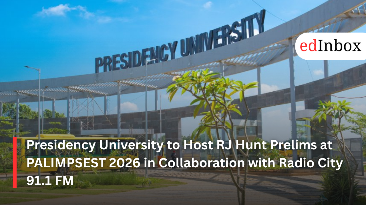 Presidency University to Host RJ Hunt Prelims at PALIMPSEST 2026 in Collaboration with Radio City 91.1 FM