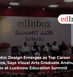 Graphic Design Emerges as Top Career Choice, Says Visual Arts Graduate Anshu Yadav at Lucknow Education Summit