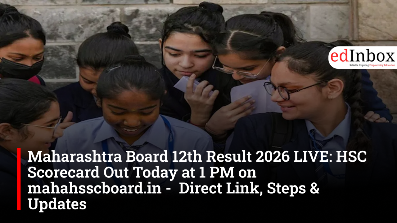 Maharashtra Board 12th Result 2026 LIVE: HSC Scorecard Out Today at 1 PM on mahahsscboard.in – Direct Link, Steps & Updates