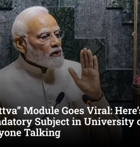 “Modi Tattva” Module Goes Viral: Here’s Why This Mandatory Subject in University of Baroda Has Everyone Talking