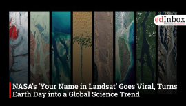 NASA’s ‘Your Name in Landsat’ Goes Viral, Turns Earth Day into a Global Science Trend