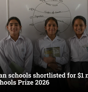 Two Indian schools shortlisted for $1 million Global Schools Prize 2026