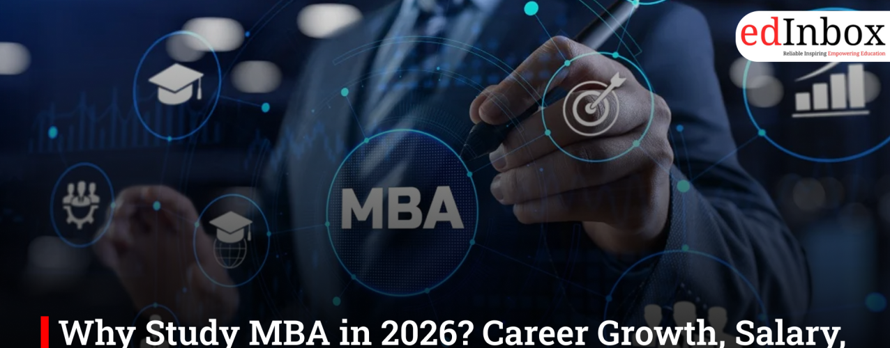 Why Study MBA in 2026? Career Growth, Salary, Skills and Opportunities Explained