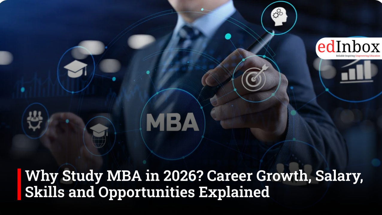 Why Study MBA in 2026? Career Growth, Salary, Skills and Opportunities Explained