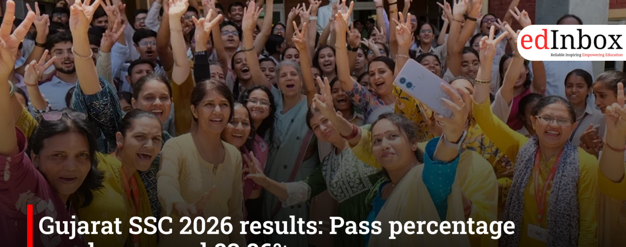 Gujarat SSC 2026 results: Pass percentage reaches record 83.86%