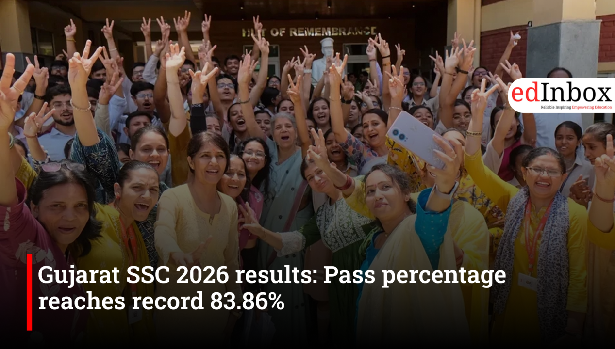 Gujarat SSC 2026 results: Pass percentage reaches record 83.86%