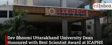 Dev Bhoomi Uttarakhand University Dean Honoured with Best Scientist Award at ICAPHS 2026