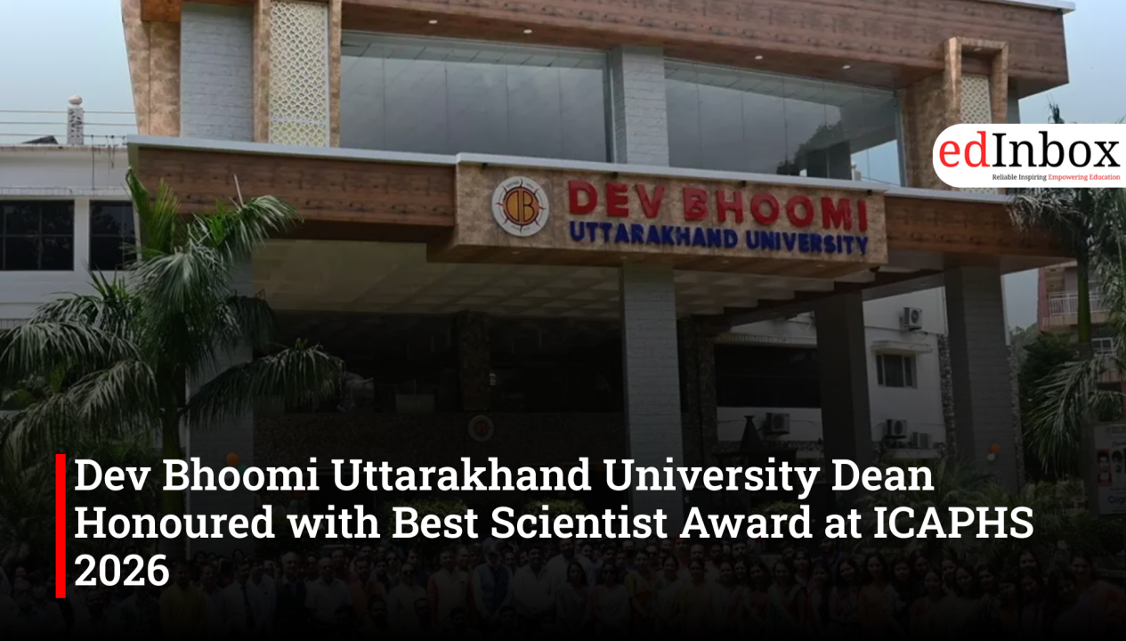 Dev Bhoomi Uttarakhand University Dean Honoured with Best Scientist Award at ICAPHS 2026