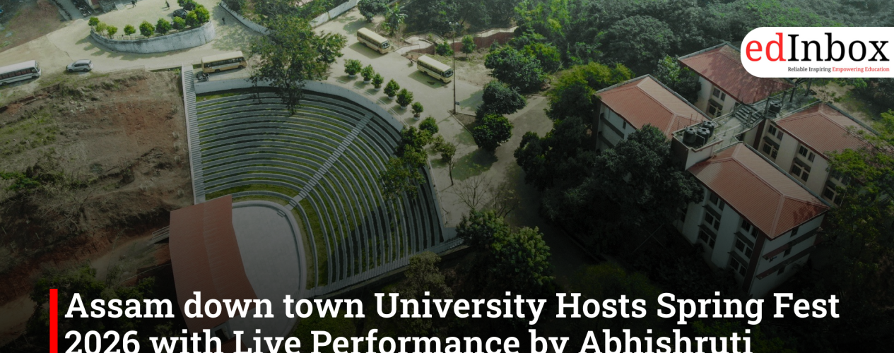 Assam down town University Hosts Spring Fest 2026 with Live Performance by Abhishruti Bezbaruah
