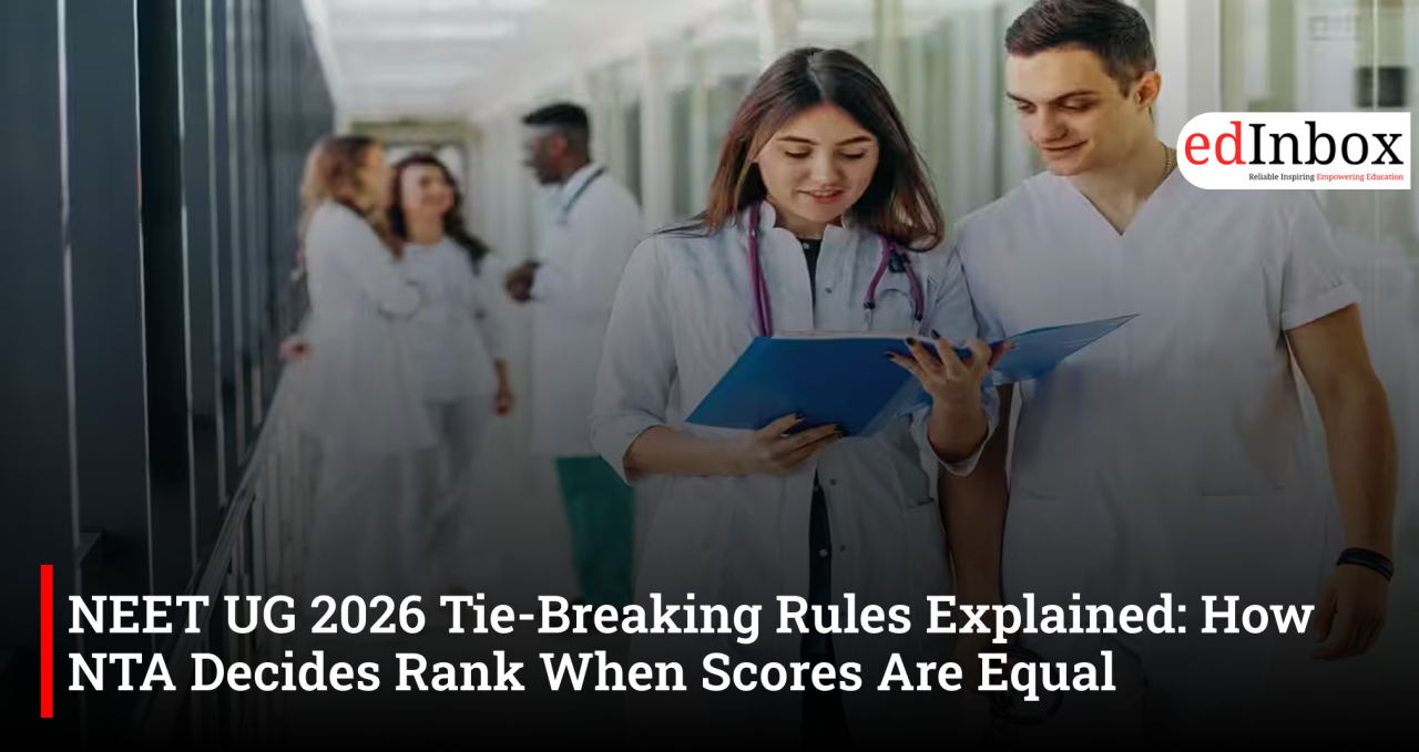 NEET UG 2026 Tie-Breaking Rules Explained: How NTA Decides Rank When Scores Are Equal