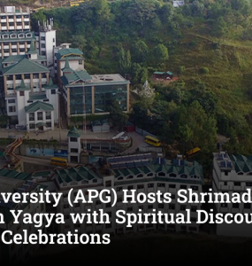 Shimla University (APG) Hosts Shrimad Bhagwat Katha Gyan Yagya with Spiritual Discourses and Devotional Celebrations