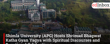 Shimla University (APG) Hosts Shrimad Bhagwat Katha Gyan Yagya with Spiritual Discourses and Devotional Celebrations