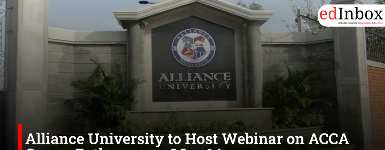 Alliance University to Host Webinar on ACCA Career Pathways on May 14
