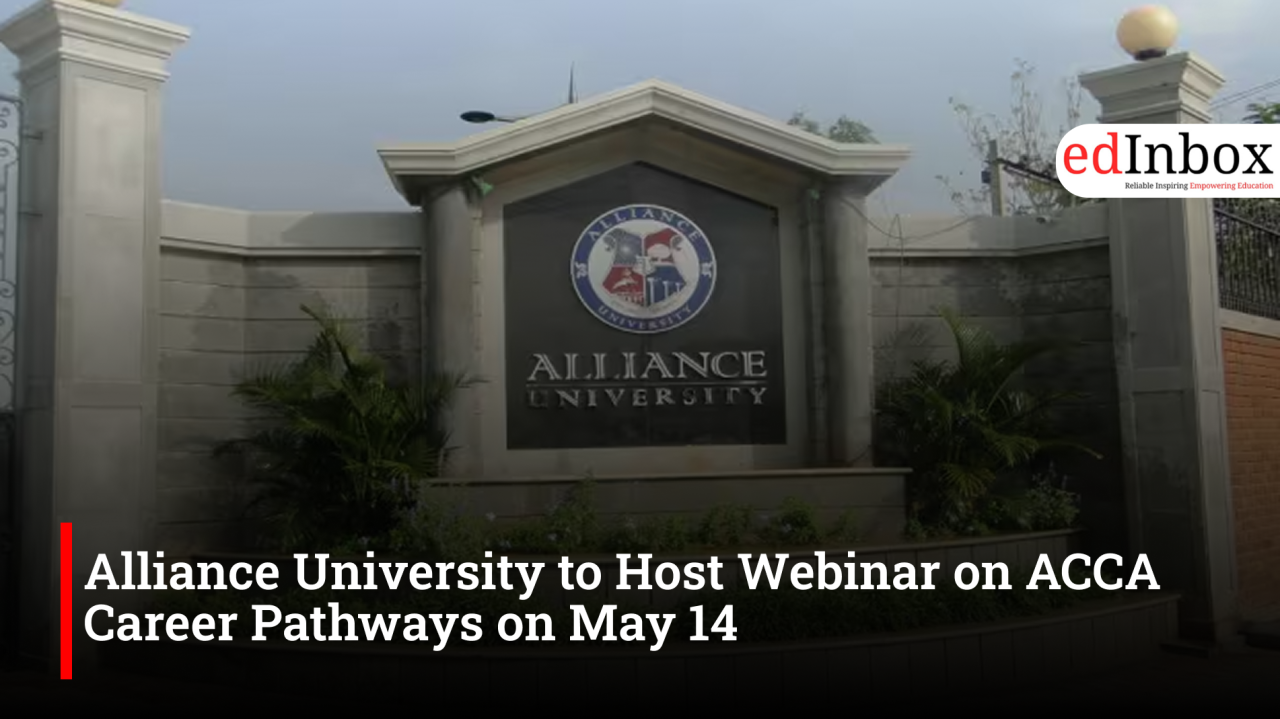 Alliance University to Host Webinar on ACCA Career Pathways on May 14