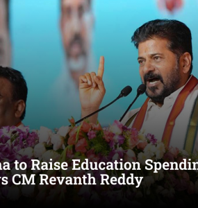 Telangana to Raise Education Spending Every Year, Says CM Revanth Reddy
