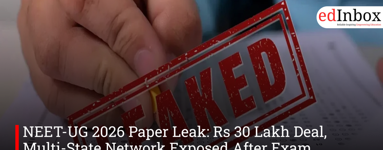 NEET-UG 2026 Paper Leak: Rs 30 Lakh Deal, Multi-State Network Exposed After Exam Cancellation