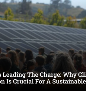 Students Leading The Charge: Why Climate Education Is Crucial For A Sustainable Future