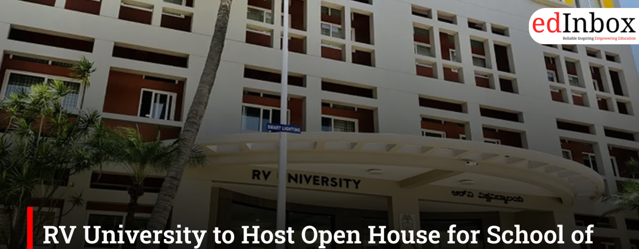 RV University to Host Open House for School of Economics and Public Policy on 16 May