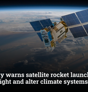 UCL study warns satellite rocket launches may dim sunlight and alter climate systems