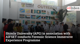 Shimla University (APG) in association with AIFSET conducts Forensic Science Immersive Experience Programme