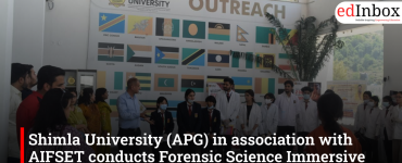 Shimla University (APG) in association with AIFSET conducts Forensic Science Immersive Experience Programme
