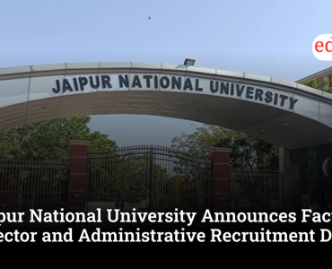 Jaipur National University Announces Faculty, Director and Administrative Recruitment Drive