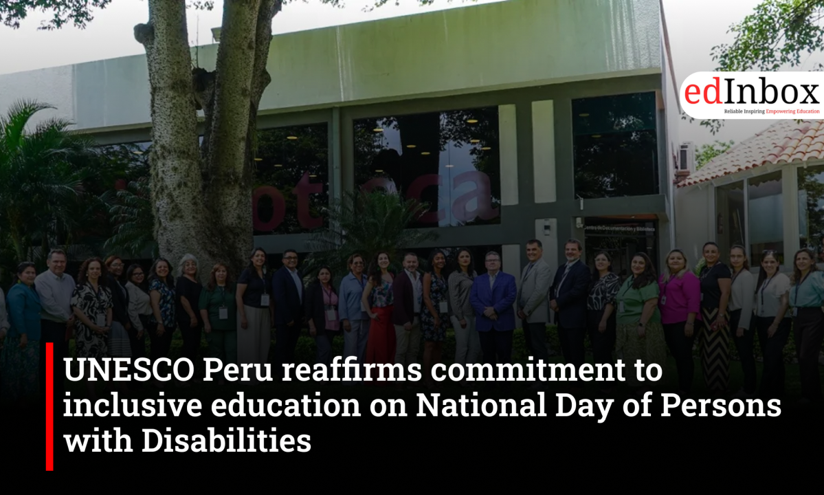 UNESCO Peru reaffirms commitment to inclusive education on National Day of Persons with Disabilities
