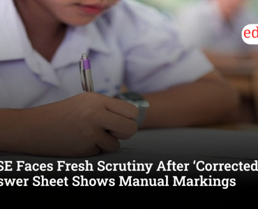 CBSE Faces Fresh Scrutiny After ‘Corrected’ Answer Sheet Shows Manual Markings
