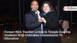 Former NDA Teacher Living In Temple Inspires Students With Unbroken Commitment To Education