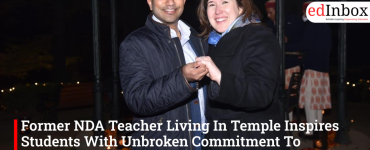 Former NDA Teacher Living In Temple Inspires Students With Unbroken Commitment To Education