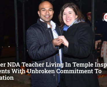 Former NDA Teacher Living In Temple Inspires Students With Unbroken Commitment To Education