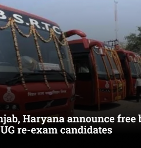 Bihar, Punjab, Haryana announce free bus travel for NEET UG re-exam candidates