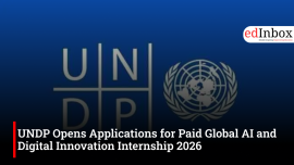 UNDP Opens Applications for Paid Global AI and Digital Innovation Internship 2026