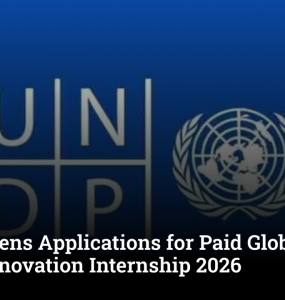 UNDP Opens Applications for Paid Global AI and Digital Innovation Internship 2026