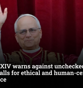 Pope Leo XIV warns against unchecked AI growth, calls for ethical and human-centred governance