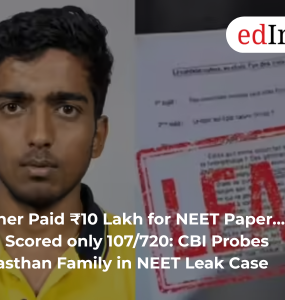 Father Paid ₹10 Lakh for NEET Paper… Son Still Scored only 107/720: CBI Probes Rajasthan Family in NEET Leak Case