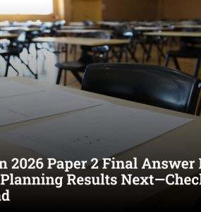 JEE Main 2026 Paper 2 Final Answer Key Out: BArch, BPlanning Results Next—Check How to Download