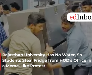 Rajasthan University Has No Water, So Students Steal Fridge from HOD’s Office in a Meme-Like Protest