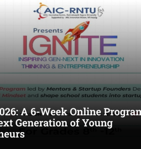IGNITE 2026: A 6-Week Online Program Shaping India’s Next Generation of Young Entrepreneurs