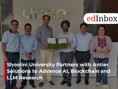 Shoolini University Partners with Antier Solutions to Advance AI, Blockchain and LLM Research