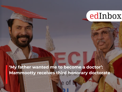 ‘My father wanted me to become a doctor’: Mammootty receives third honorary doctorate