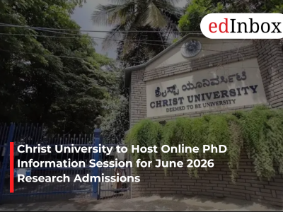 Christ University to Host Online PhD Information Session for June 2026 Research Admissions