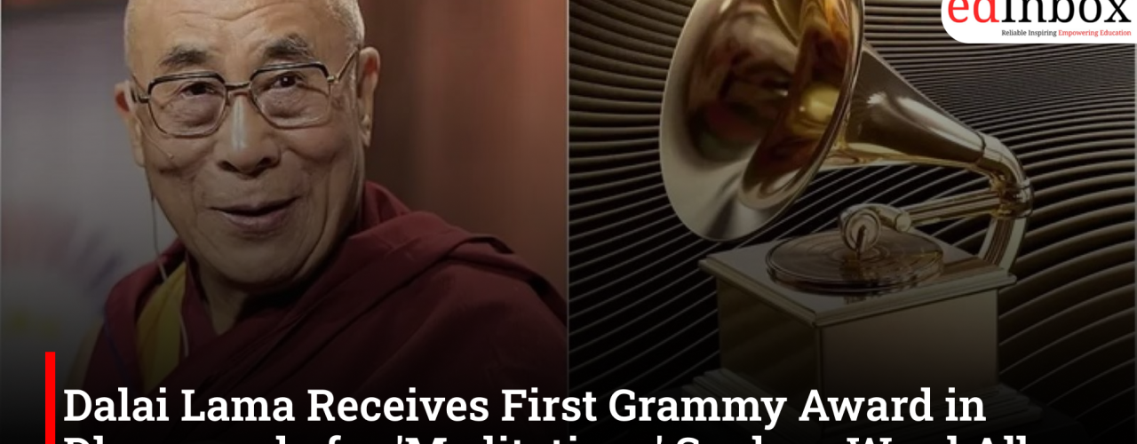 Dalai Lama Receives First Grammy Award in Dharamsala for 'Meditations' Spoken-Word Album