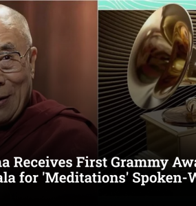 Dalai Lama Receives First Grammy Award in Dharamsala for 'Meditations' Spoken-Word Album