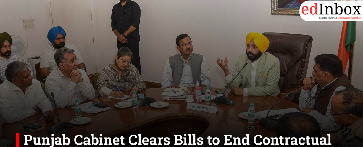 Punjab Cabinet Clears Bills to End Contractual Hiring in Government Departments