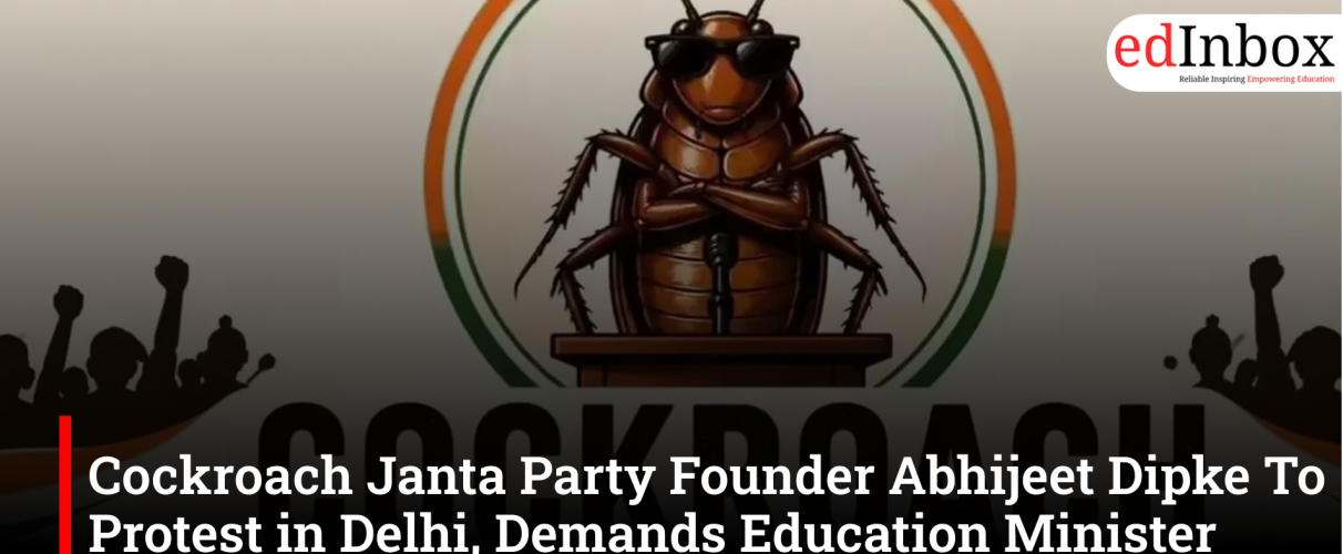 Cockroach Janta Party Founder Abhijeet Dipke To Protest in Delhi, Demands Education Minister Dharmendra Pradhan's Resignation